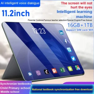Tablet Computer 11.2 inches 16GB+1TB Learning Tablet for Online Classroom HD Dual Card / WIFI Tablet Android